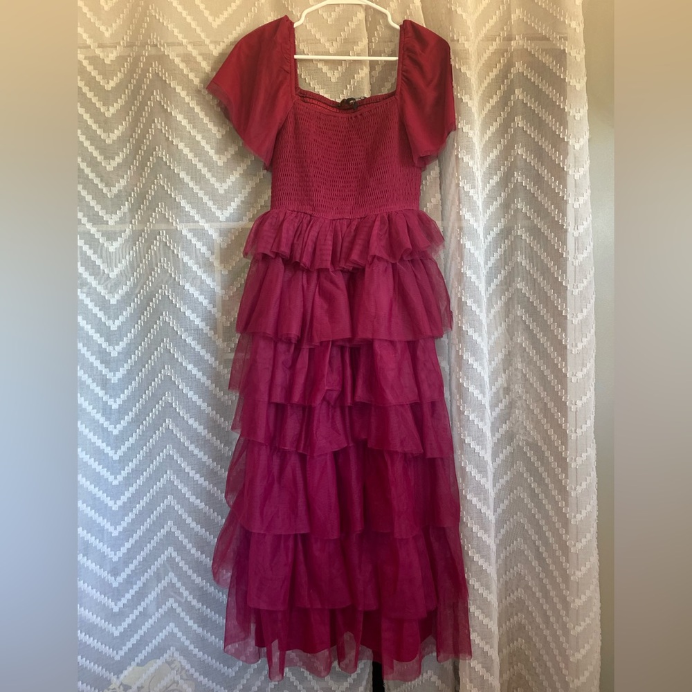 Burgundy Dress